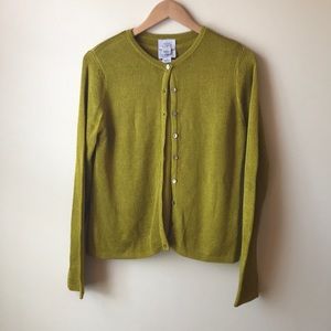 Ann Taylor Loft matching shell and cardigan